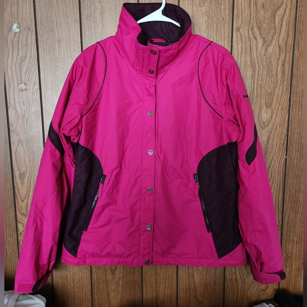 Columbia Fuchsia and Maroon Jacket Size L